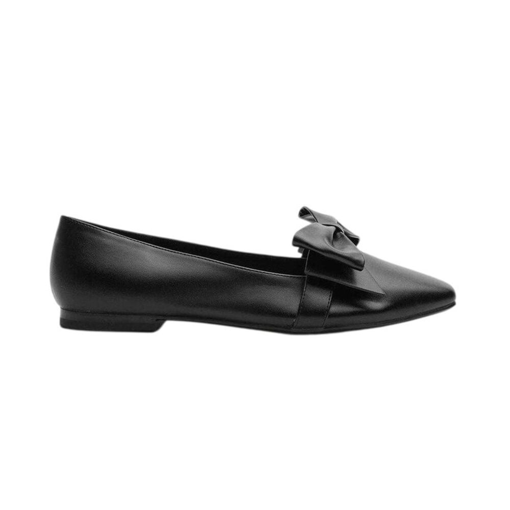 Where�'s That From Womens/Ladies Square Toe Ballet Flats / Black